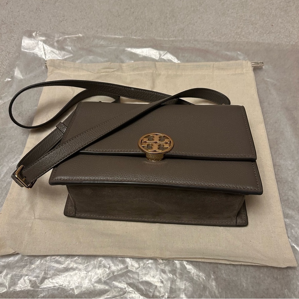 Tory Burch Miller Shoulder / Crossbody Bag in Portobello - Picture 8 of 16